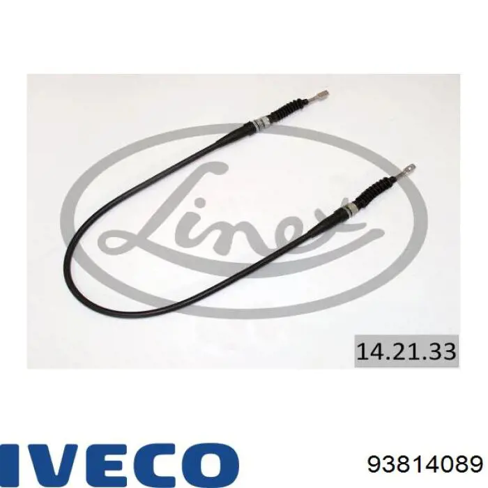 Cable del acelerador 93814089 Iveco