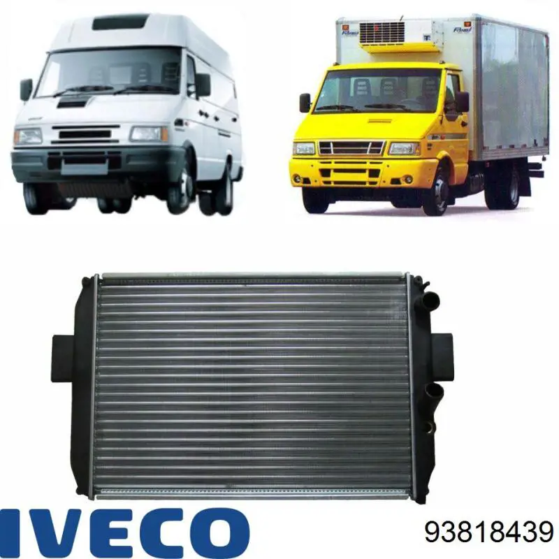 93818439 Iveco radiador