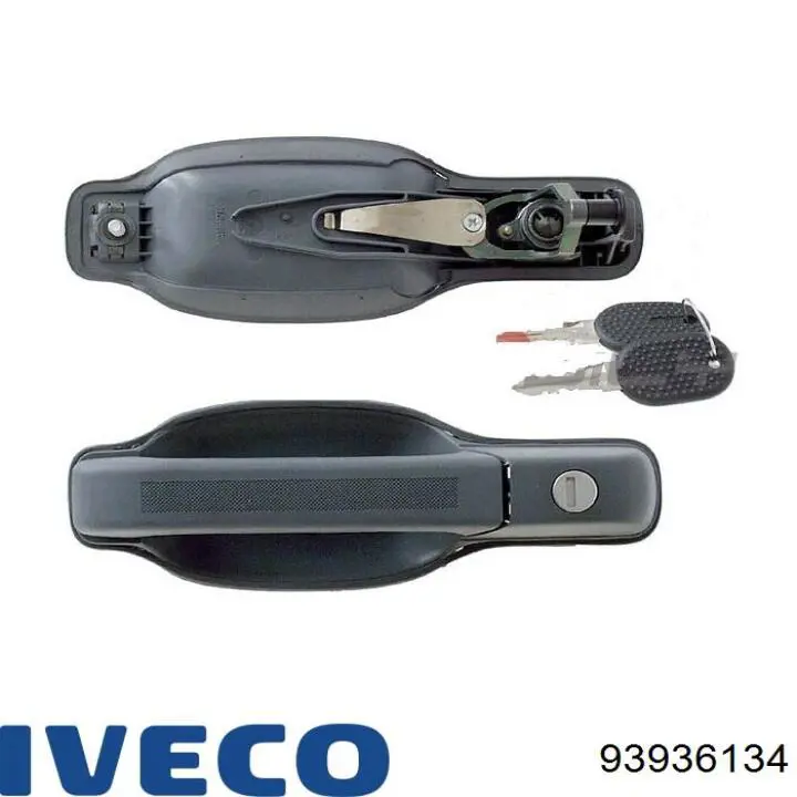 93936134 Iveco tirador de puerta exterior delantero izquierda