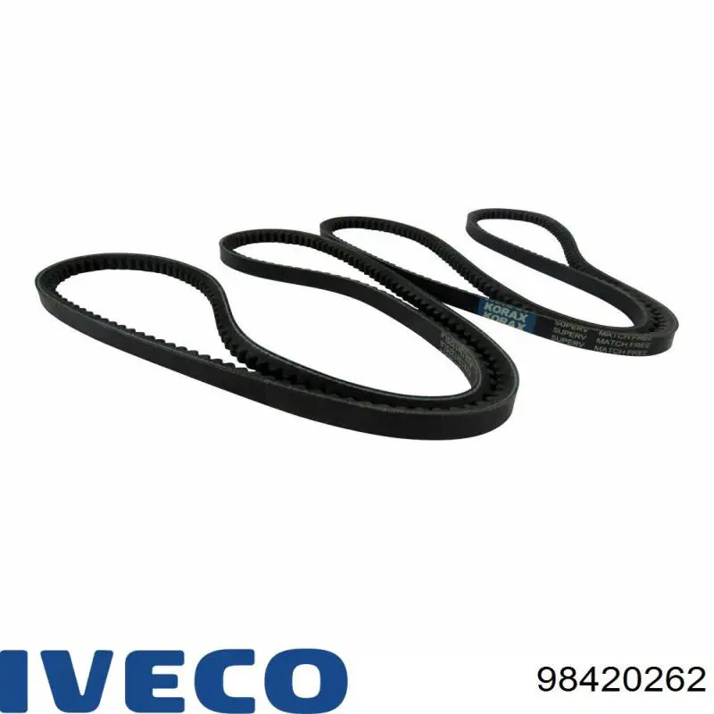 Correa de alternador 98420262 Iveco