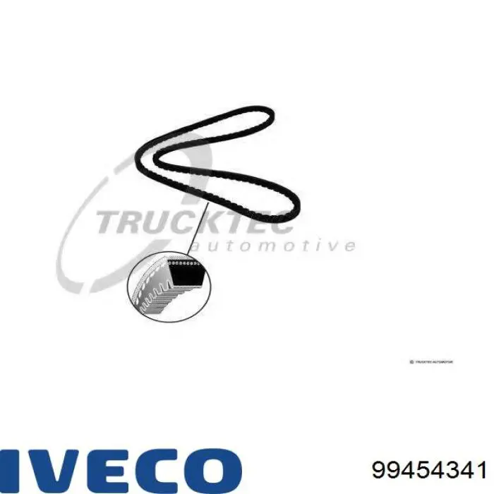 99454341 Iveco Correa poly v
