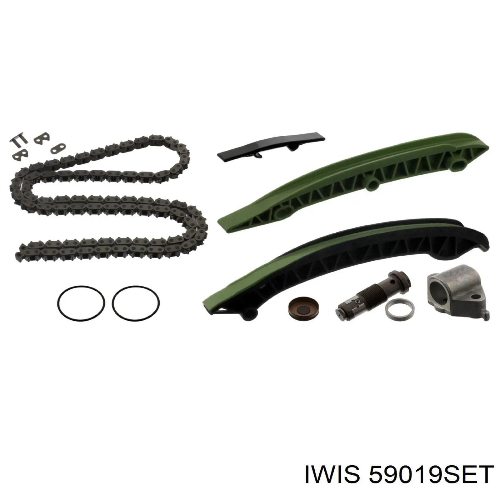Kit de cadena de distribución 400210400001 Kolbenschmidt