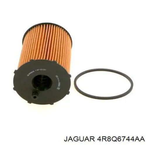 4R8Q6744AA Jaguar filtro de aceite