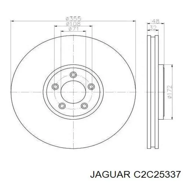 C2C25337 Jaguar Discos