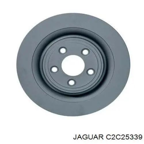 C2C25339 Jaguar disco de freno trasero