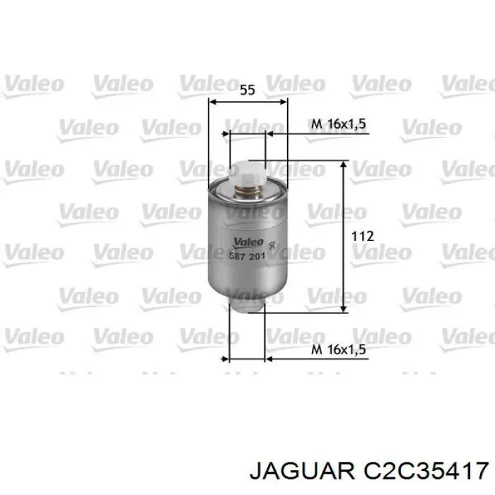 C2C35417 Jaguar filtro combustible