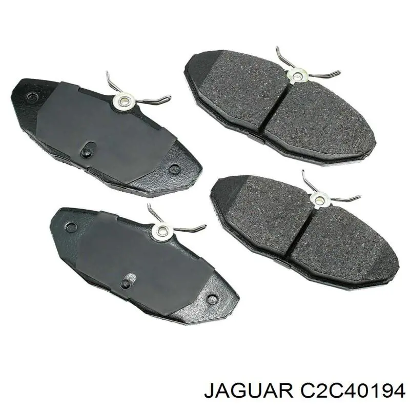 C2C40194 Jaguar pastillas de freno traseras