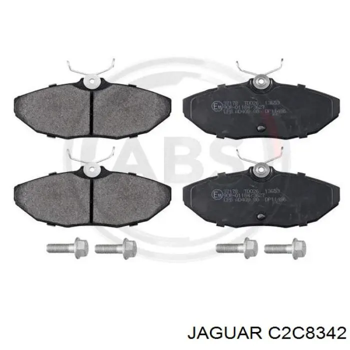 C2C8342 Jaguar pastillas de freno traseras