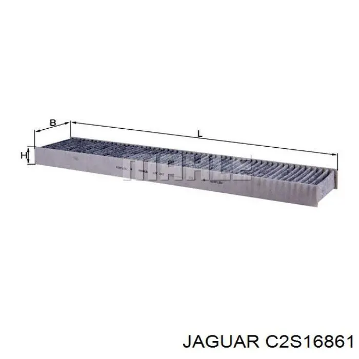 C2S16861 Jaguar filtro habitáculo