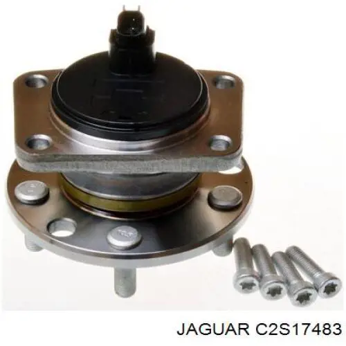 C2S17483 Jaguar cubo de rueda trasero