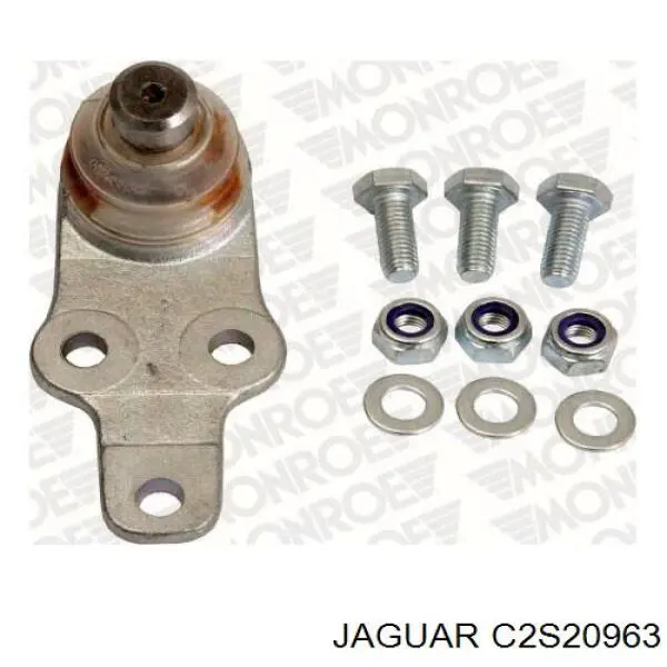 C2S20963 Jaguar barra oscilante, suspensión de ruedas delantera, inferior derecha
