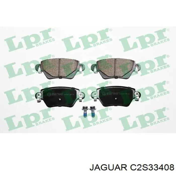 Pastillas de freno traseras JAGUAR C2S33408