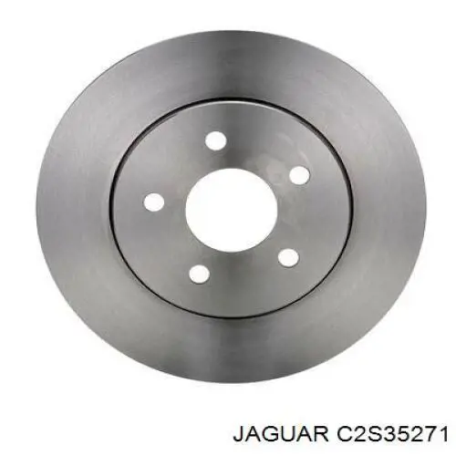 C2S35271 Jaguar disco de freno trasero