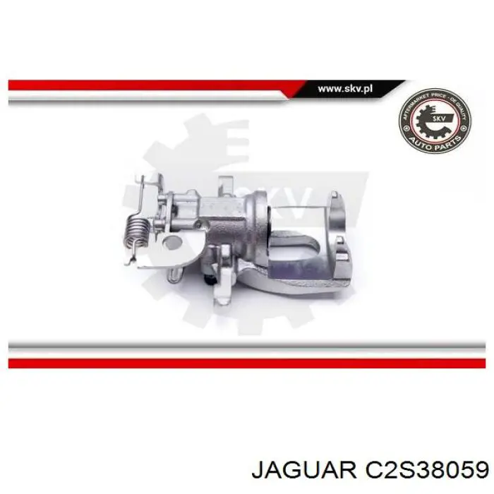 C2S38059 Jaguar pinza de freno trasero derecho