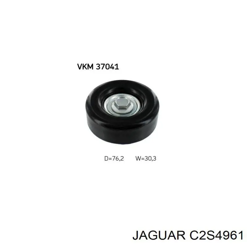 C2S4961 Jaguar polea inversión / guía, correa poli v