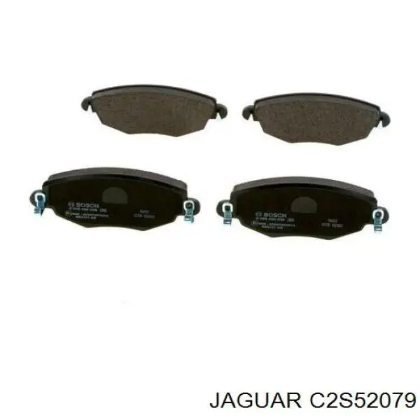 C2S52079 Jaguar pastillas de freno delanteras