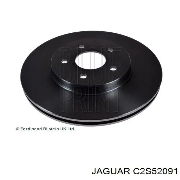 C2S52091 Jaguar disco de freno delantero