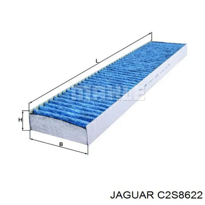 C2S8622 Jaguar filtro habitáculo