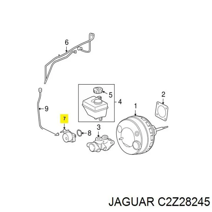 Comprar C2Z28245 Jaguar Bomba de vacío
