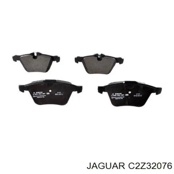 Pastillas de freno C2Z32076 Jaguar