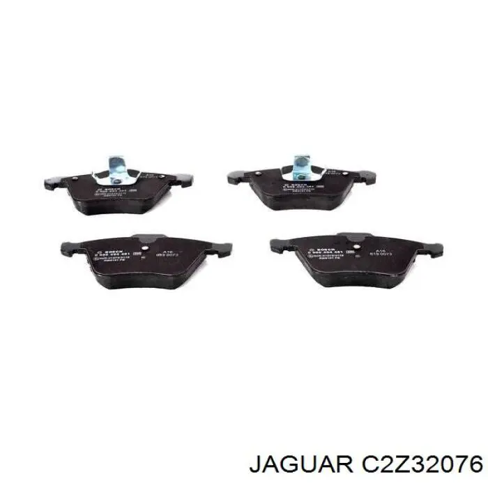 Pastillas freno delanteras Jaguar C2Z32076 precio, desde 42,74 EUR