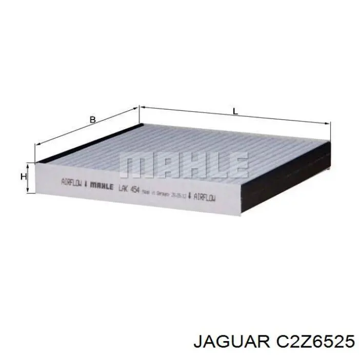 Comprar C2Z6525 Jaguar Filtro de aire del habitáculo