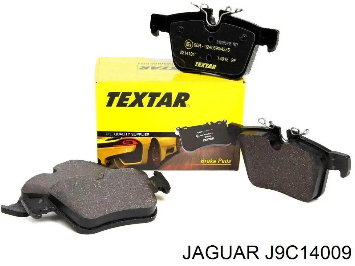 Pastillas traseras Jaguar J9C14009
