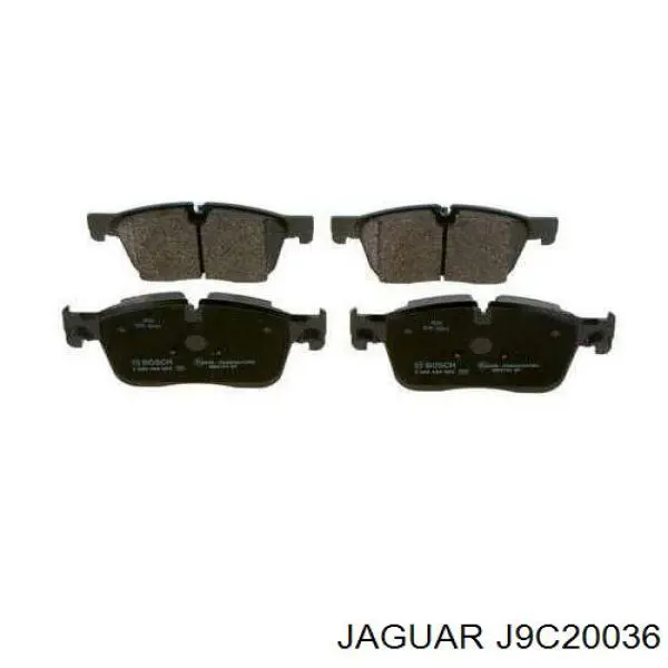 J9C20036 Jaguar pastillas de freno delanteras