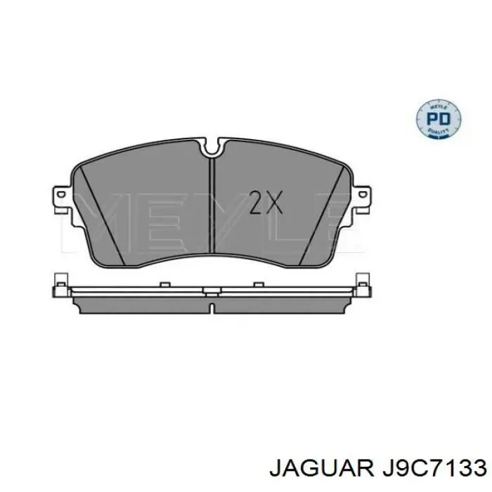 J9C7133 Jaguar Pastillas delanteras