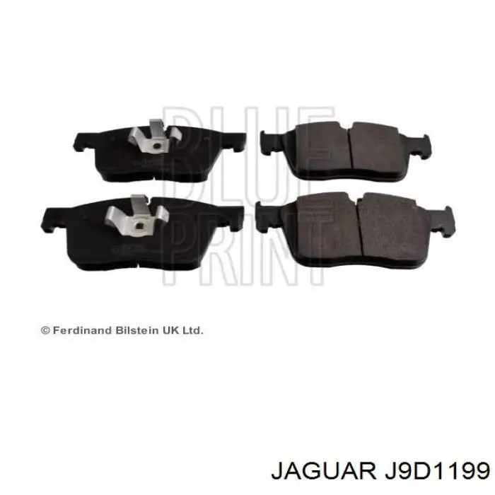 J9D1199 Jaguar pastillas de freno delanteras