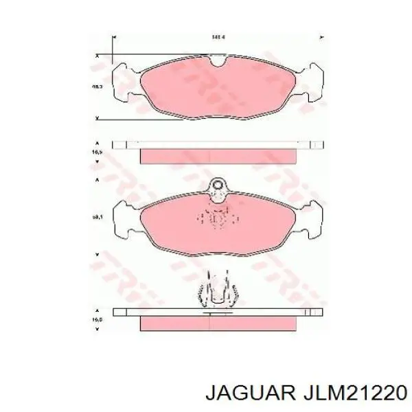 Pastillas traseras de freno Jaguar JLM21220 precio, desde 25,38 EUR