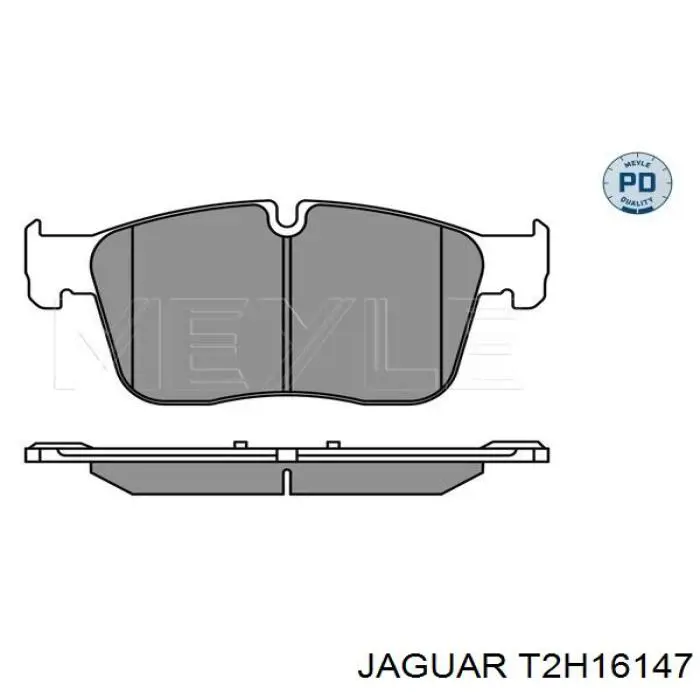 Pastillas de freno T2H16147 Jaguar
