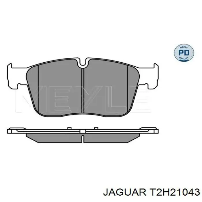 T2H21043 Jaguar Pastillas delanteras
