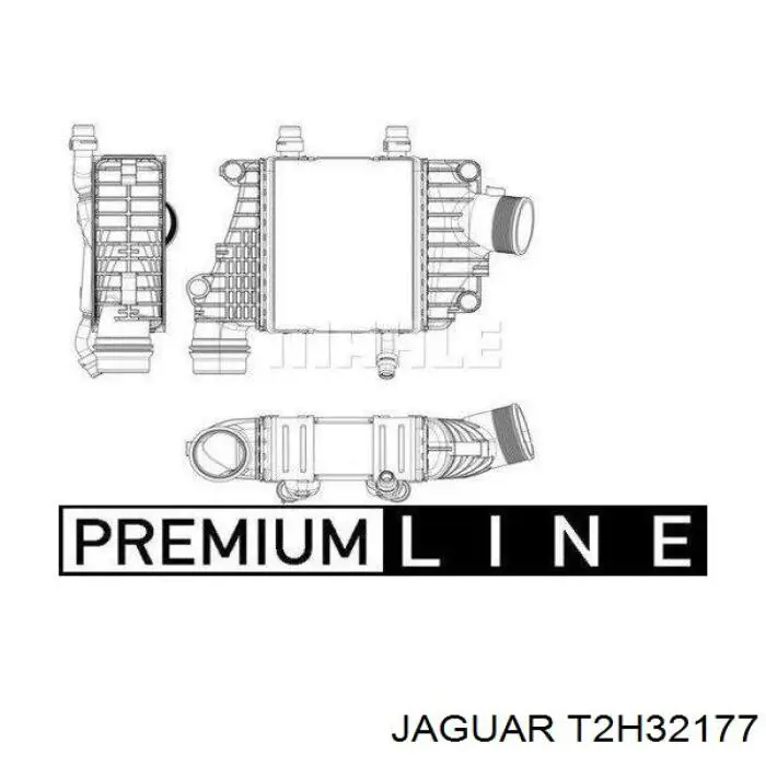 Radiador de intercooler para Jaguar XF (JB, X260)