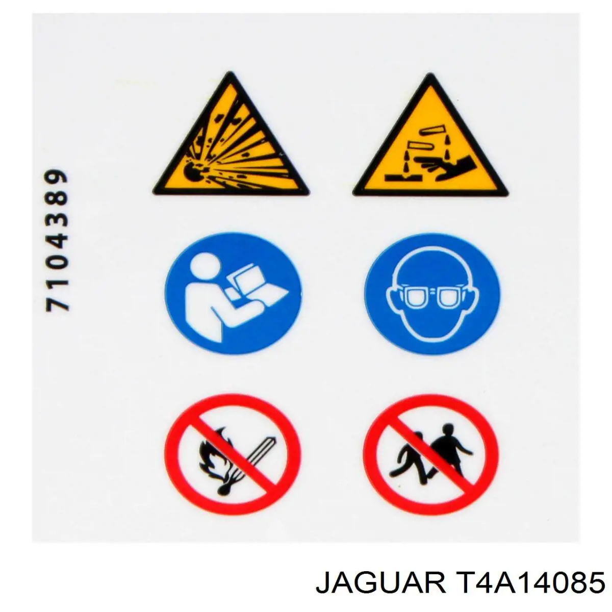Batería de arranque Jaguar T4A14085 precio, desde 515,44 EUR