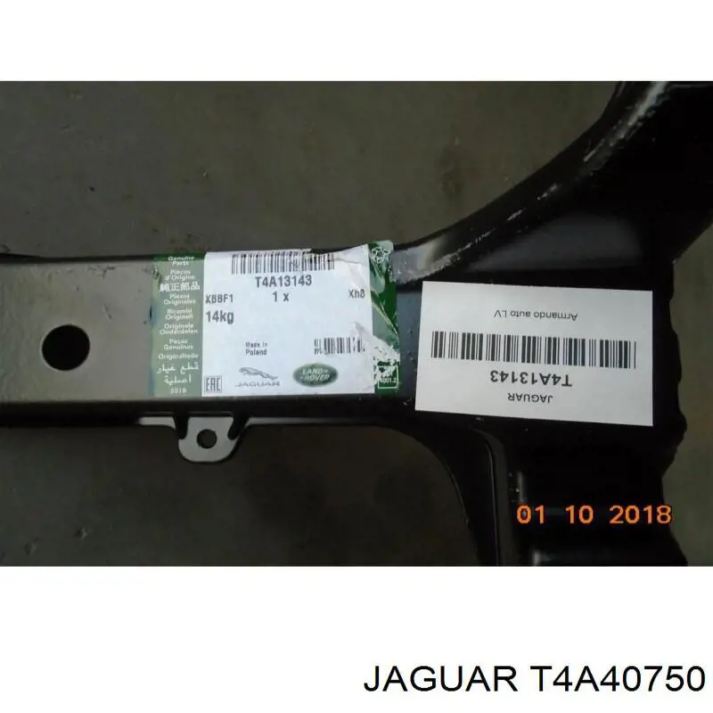 Soporte superior del radiador (panel de montaje de faros) Jaguar T4A40750 precio, desde 154,28 EUR