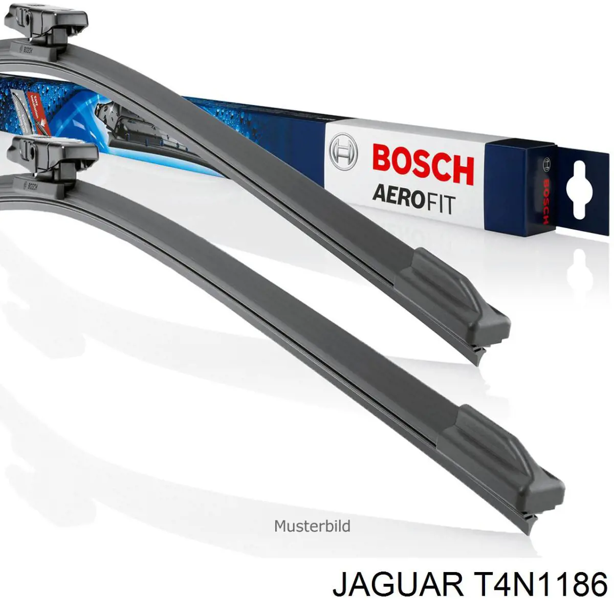 T4N1186 Jaguar Escobillas Limpiaparabrisas delanteras