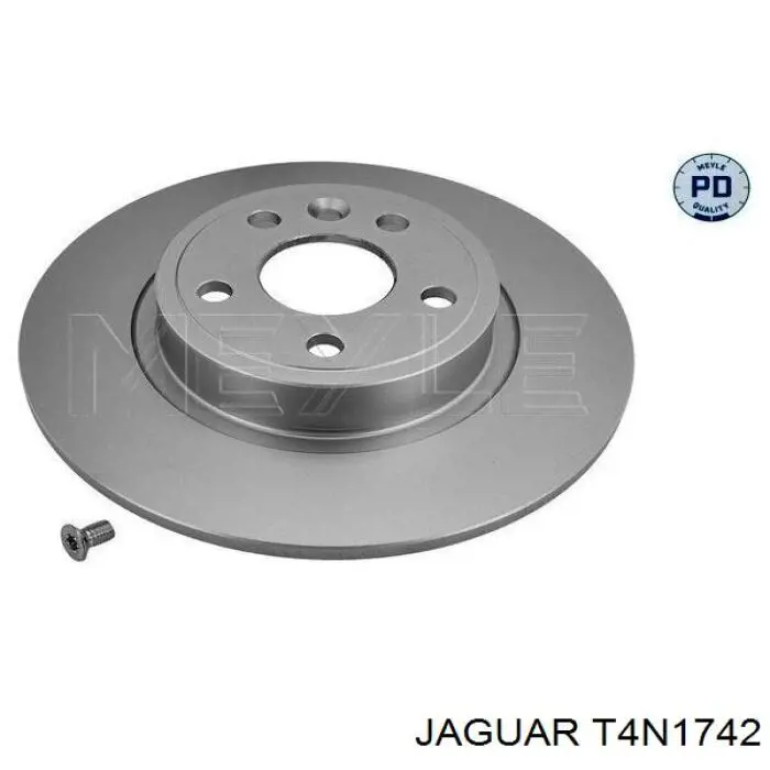 T4N1742 Jaguar disco de freno trasero