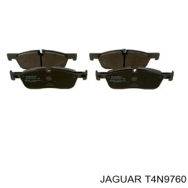 T4N9760 Jaguar pastillas de freno delanteras