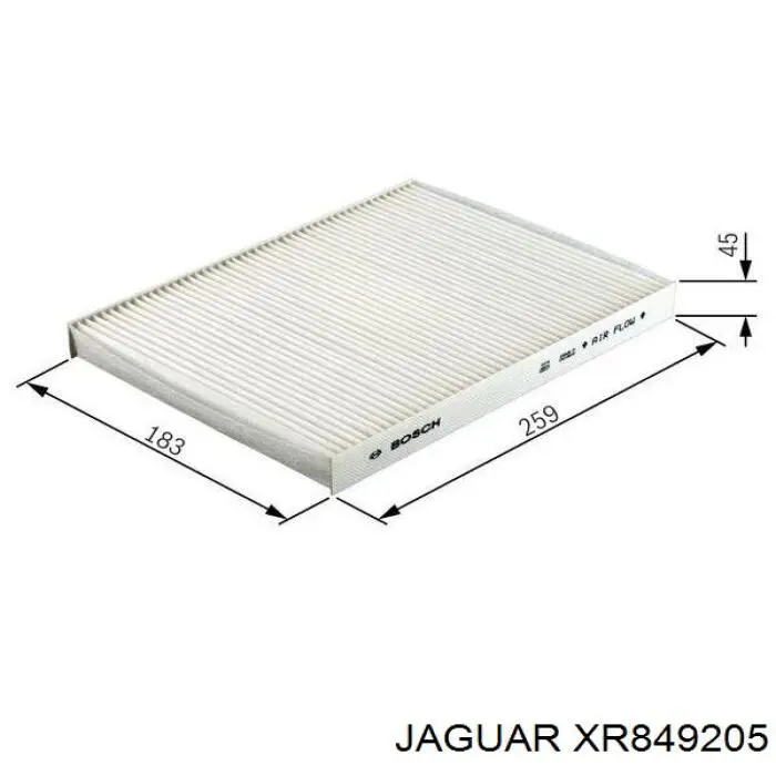 Filtro de habitáculo JAGUAR XR849205