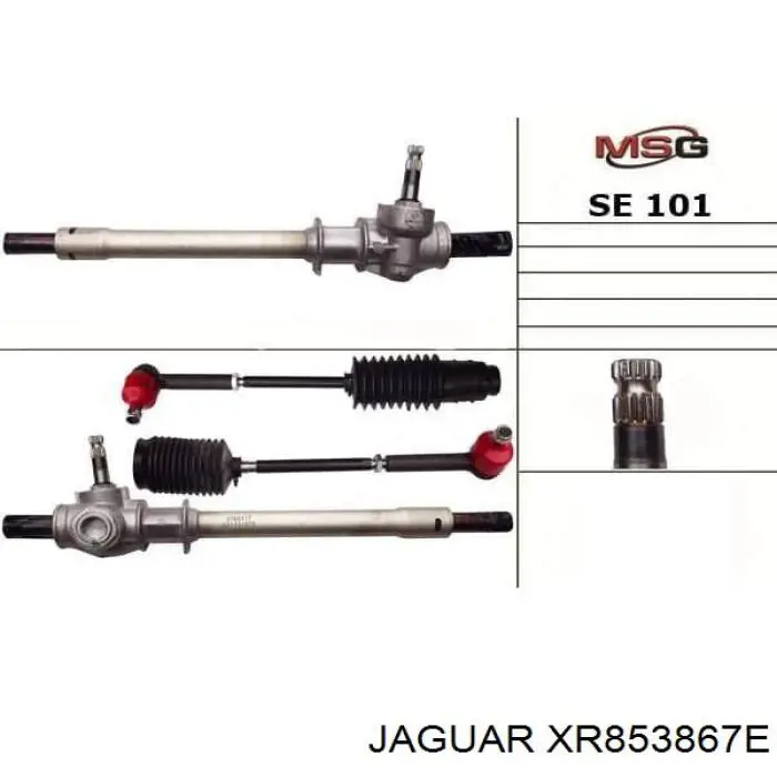 Caja de dirección para Jaguar S-type (CCX)