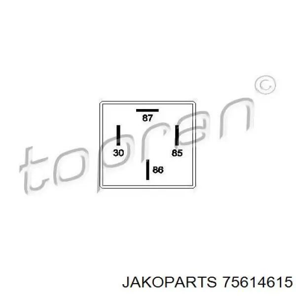 75614615 Jakoparts rele de bomba electrica