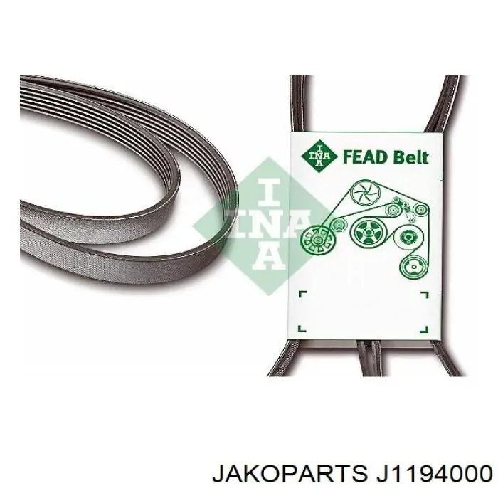 J1194000 Jakoparts kit de cadenas de distribución