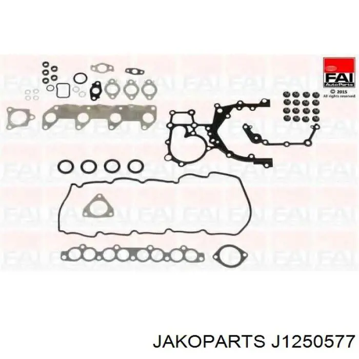 J1250577 Jakoparts junta de culata