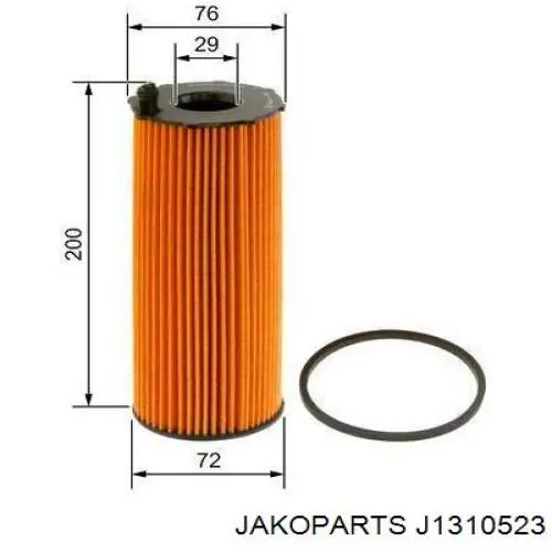 Comprar J1310523 Jakoparts Filtros de aceite