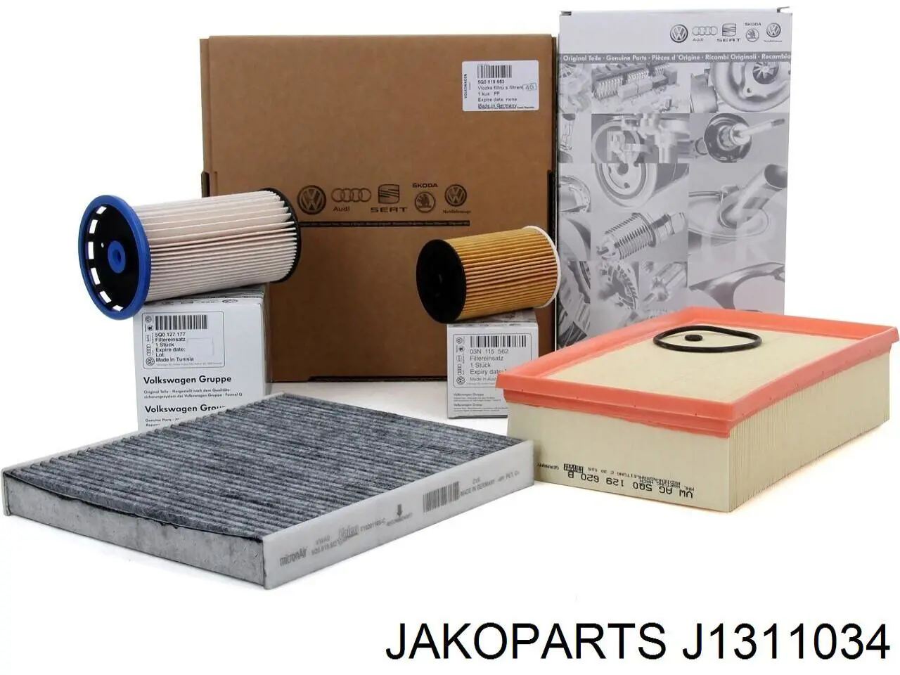 Filtro de aceite J1311034 Jakoparts