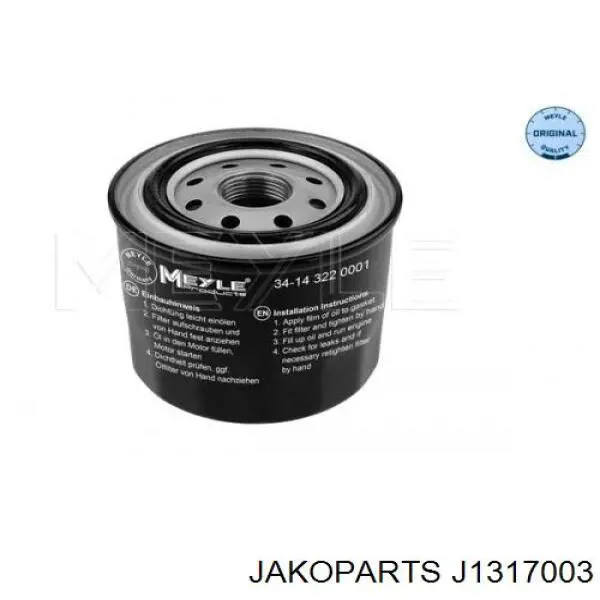 Filtro de aceite Jakoparts J1317003 precio, desde 5,81 EUR