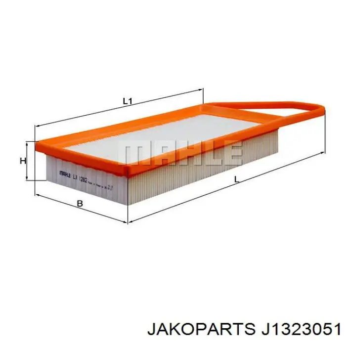 Filtro de aire Ford Fiesta JH, JD