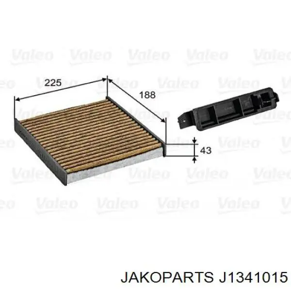 Comprar J1341015 Jakoparts Filtro de aire del habitáculo