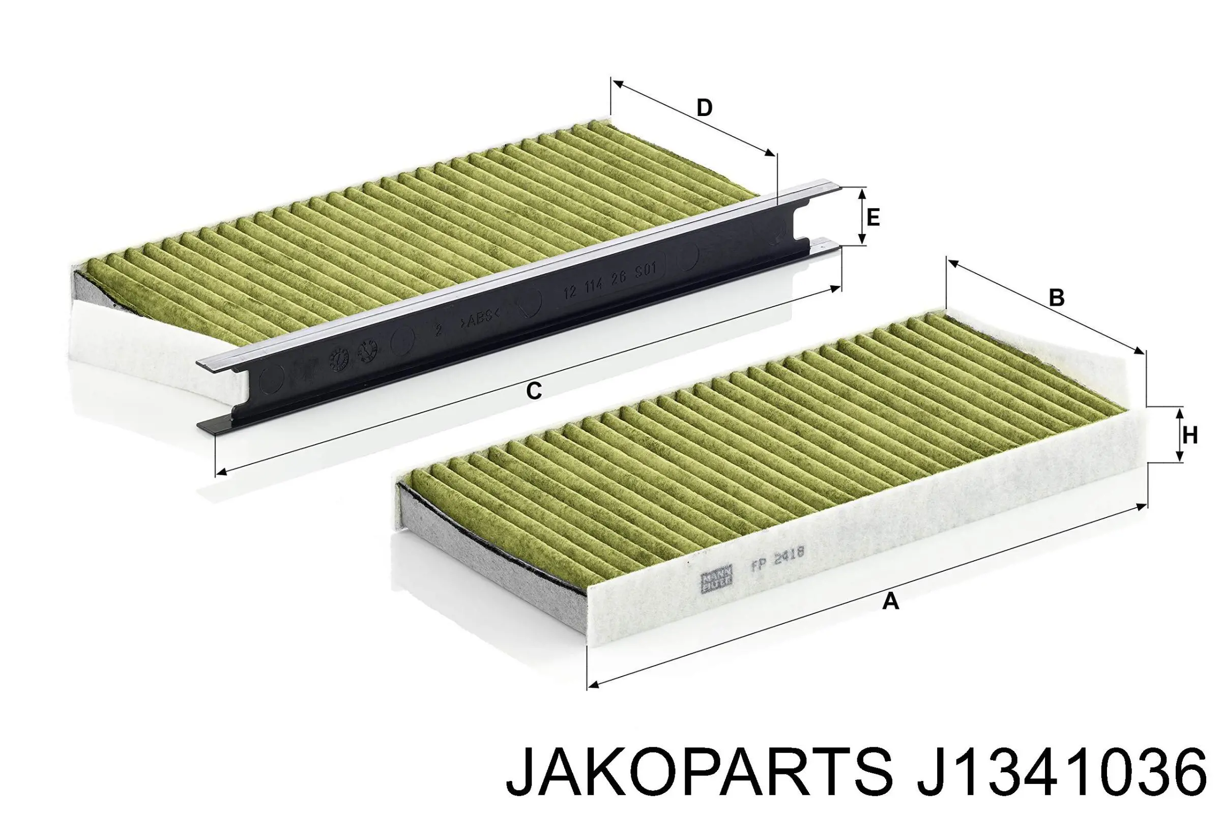 Filtro de cabina Jakoparts J1341036 precio, desde 11,57 EUR